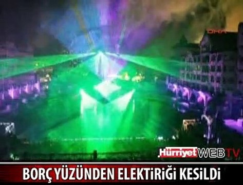 BORCU YÜZÜNDEN ELEKTRİKLERİ KESİLDİ