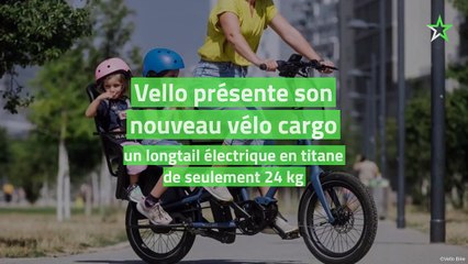 Vello présente son vélo longtail électrique en titane de seulement 24 kg
