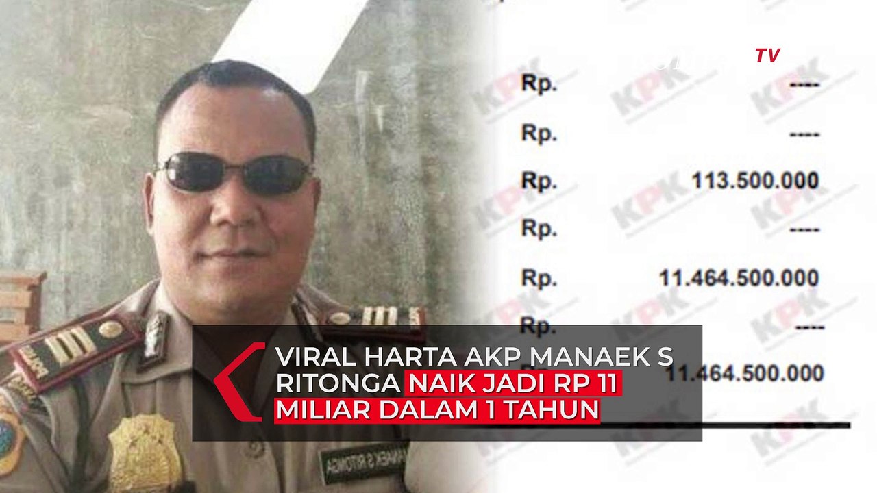 Viral Harta AKP Manaek S Ritonga Naik Jadi Rp 11 Miliar dalam Waktu 1 ...