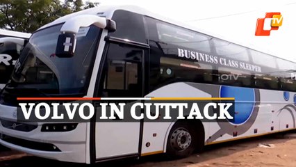 New Volvo Bus with CCTV And Emergency Switch To Roll In Cuttack