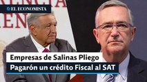 AMLO celebra que empresas de Ricardo Salinas Pliego pagaron crédito fiscal de 2 mil 800 mdp