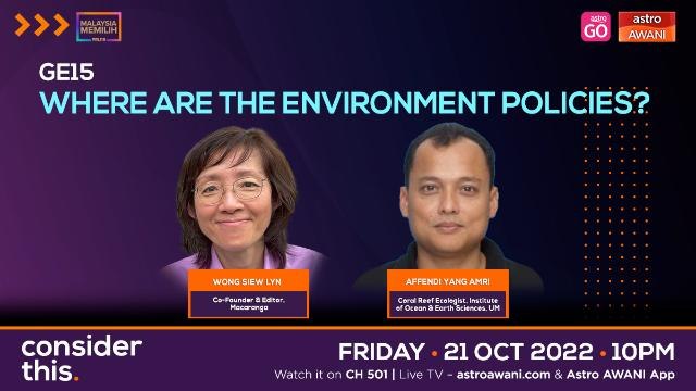 Consider This: GE15 (Part 1) - Pushing for ‘Green’ Manifestos