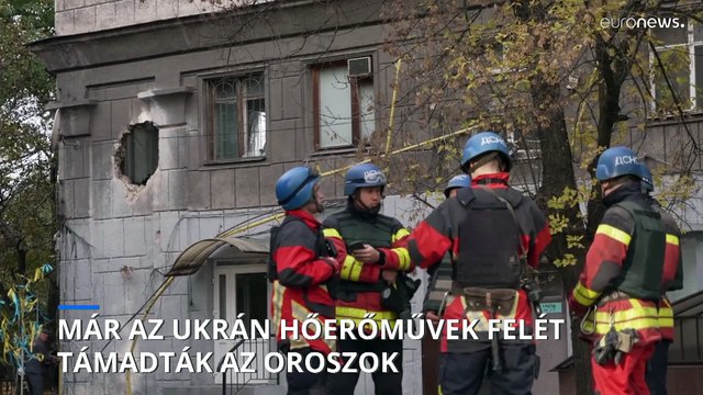 Az ukrán energetikai létesítmények harmadát már lőtték az oroszok