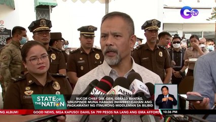 Bucor Chief Dir.-Gen. Gerald Bantag, sinuspinde muna habang iniimbestigahan ang pagkamatay ng itinurong middleman sa bilibid | SONA