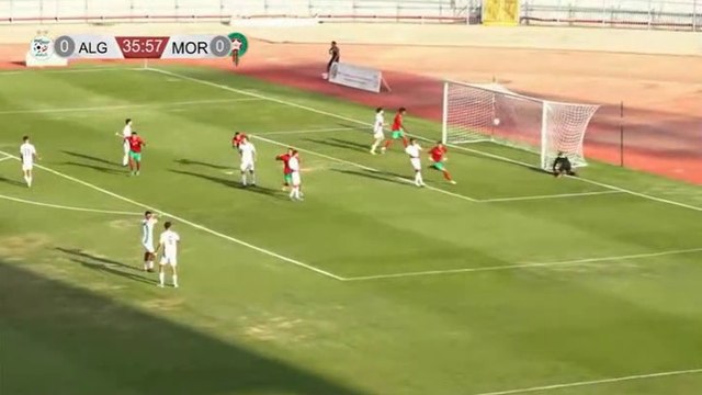 الجزائر ضد المغرب: مباراة تصفيات كأس الأمم الأفريقية تحت 20 سنة الهدف الاول للمغرب 0-2