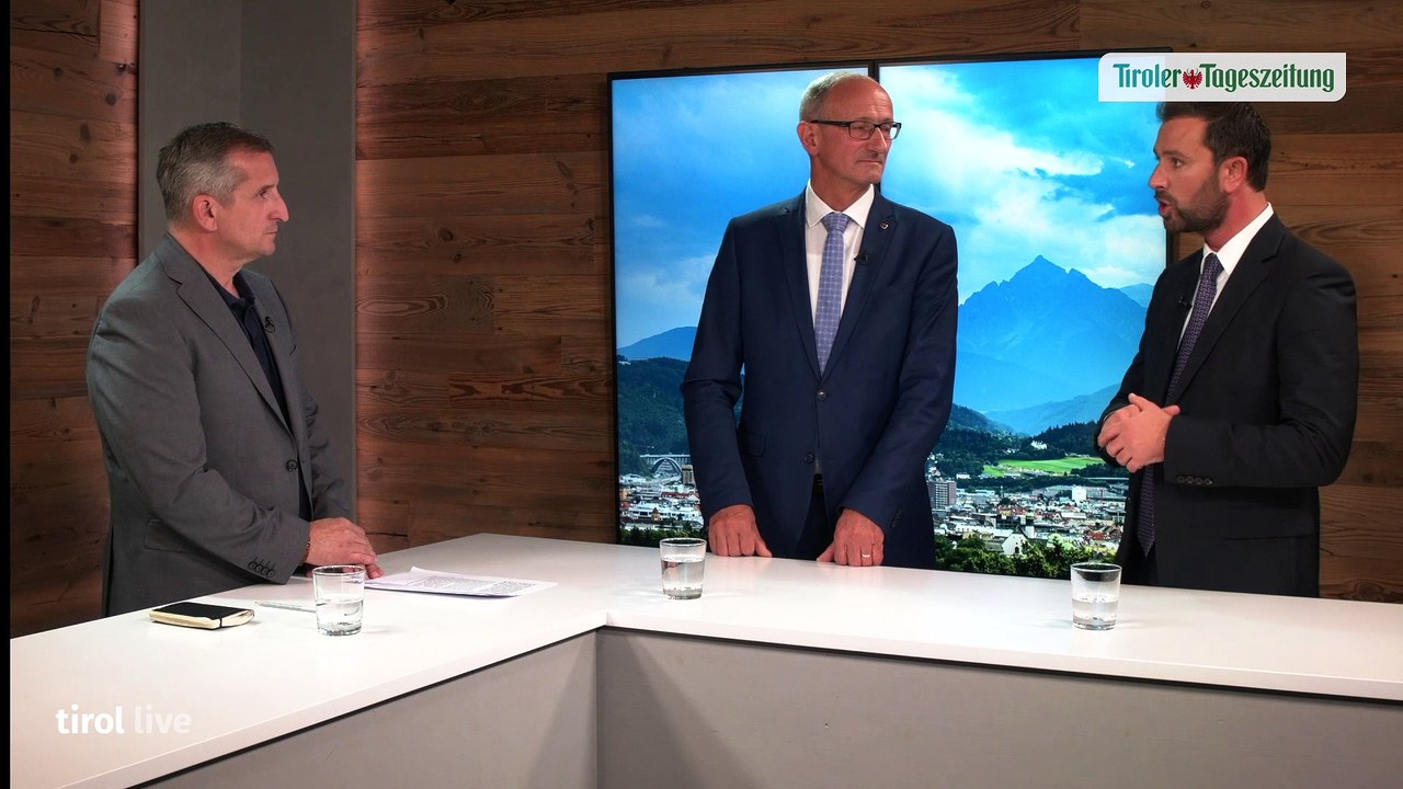 Toni Mattle und Georg Dornauer  in „Tirol Live”