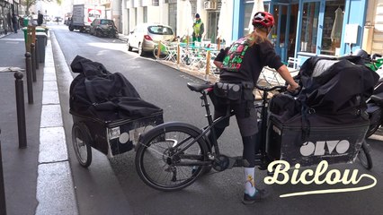 La nouvelle camionnette de livraison en ville est... un vélo