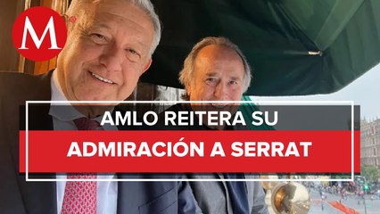 AMLO lamenta no poder asistir al concierto de Serrat; "no desaprovechen"
