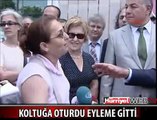 KOLTUĞA OTURDU EYLEME GİTTİ
