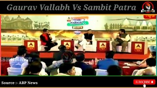 Gaurav Vallabh ने Sambit Patra की पसीना निकल दीया _ 5 trillion dollar debate _ Godi media insult _