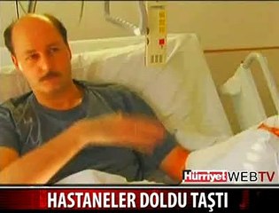 HASTANELER DOLUP TAŞTI