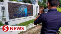 Kedah MB's official residence splashed with paint by vandals