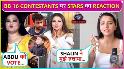 TV Stars Epic Reaction On Bigg Boss 16 Contestants | Rakhi, Bharti, Dalljiet & More |