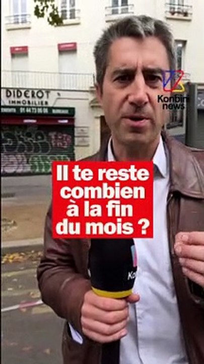 Il vous reste combien à la fin du mois ?