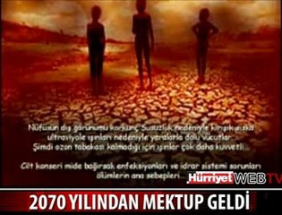 2070 YILINDAN MEKTUP VAR