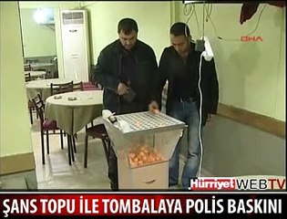 KORSAN ŞANS TOPU İLE TOMBALAYA BASKIN