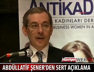 ŞENER'DEN HÜKÜMETE SERT ELEŞTİRİ