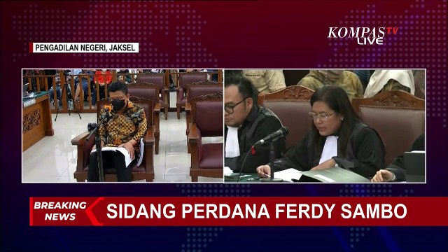 [BREAKING NEWS] Kuasa Hukum Bacakan Nota Keberatan Ferdy Sambo terhadap Dakwaan Jaksa Penuntut Umum!