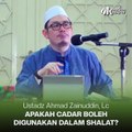 APAKAH CADAR BOLEH DIGUNAKAN DALAM SHALAT? -