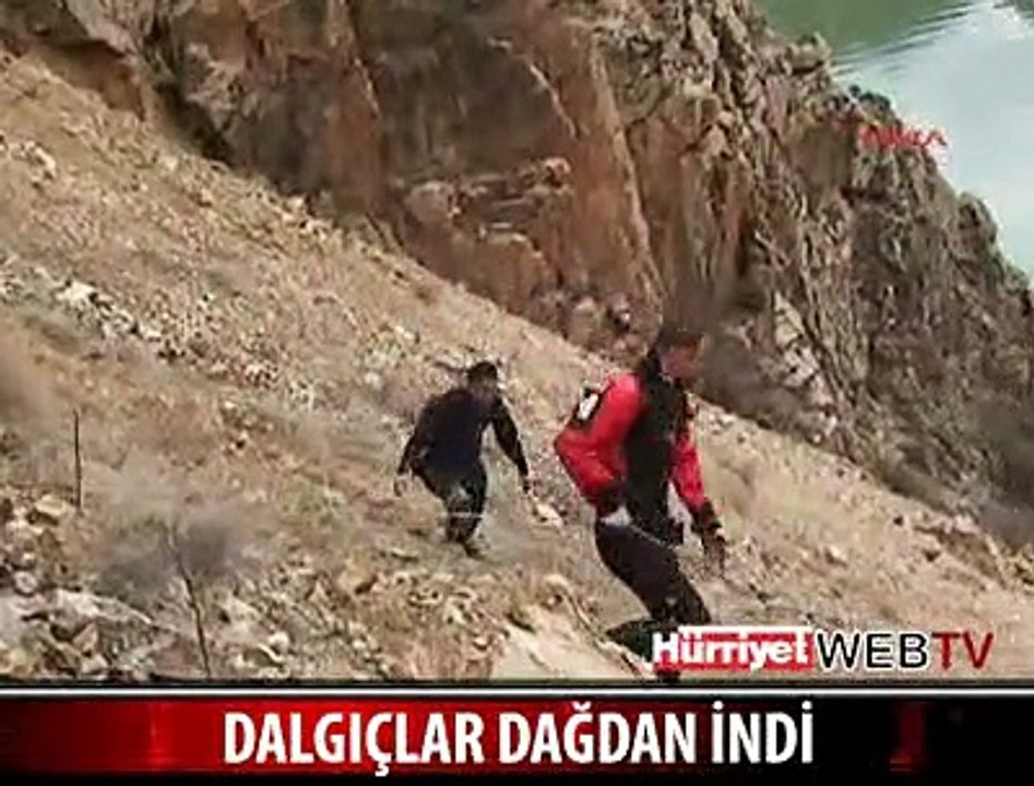 DALGIÇLAR DAĞDAN İPLE İNDİ