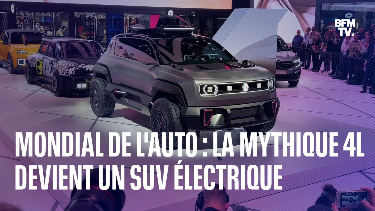 Mondial de l'Auto Paris 2022: la mythique 4L revient en version SUV électrique