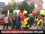 MEMURLAR BEYAZIT MEYDANI'NDA TOPLANDI