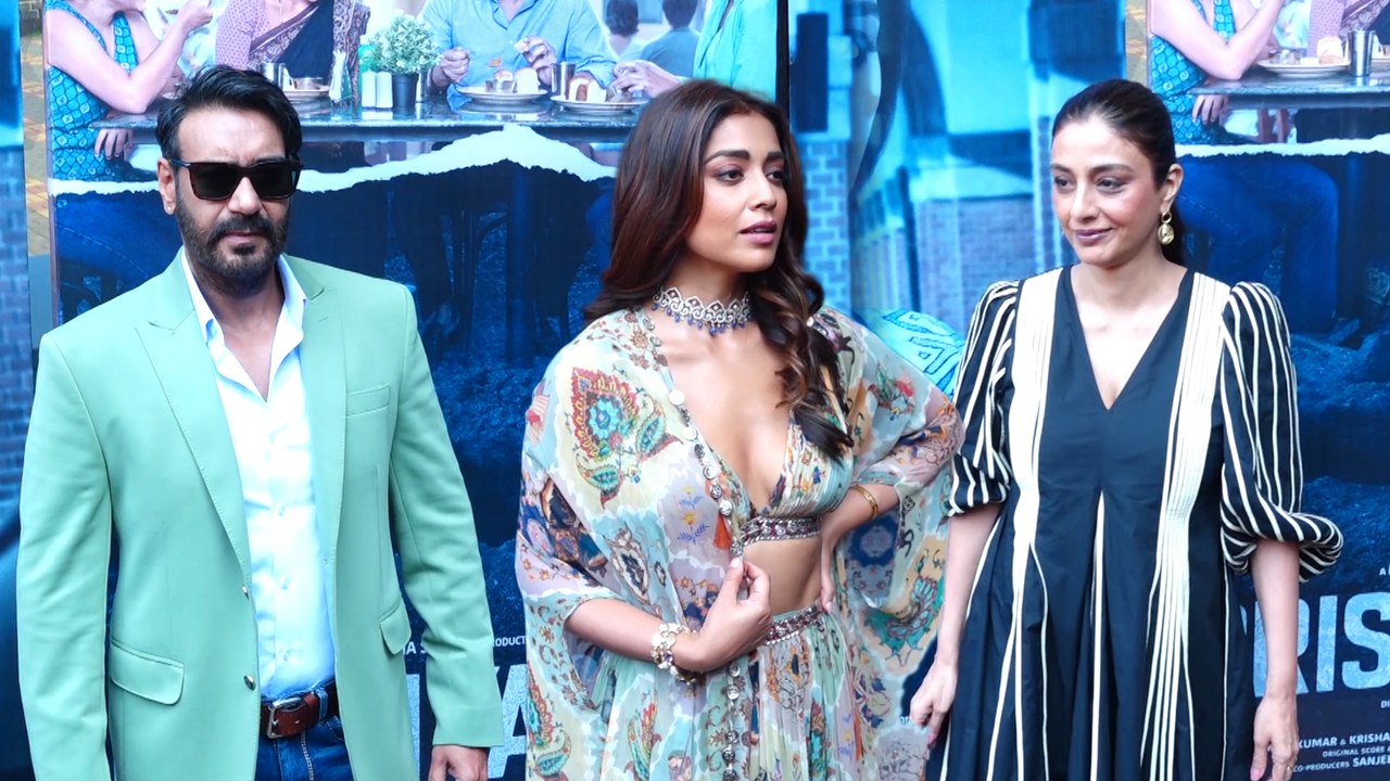 Ajay Devgn & Tabu Arrive At Drishyam 2 Trailer Launch
