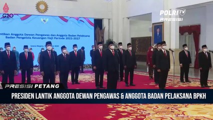 Pelantikan Anggota Dewan Pengawas Dan Anggota Badan Pelaksana Bpkh Periode 2022-2027
