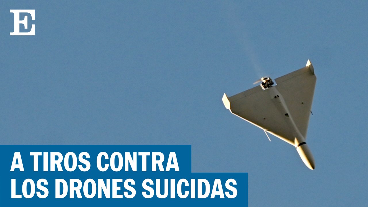 Así intentan los ucranios derribar los drones suicidas rusos