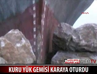 BOĞAZ'DA GEMİ KAZASI
