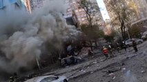 Ukrayna'nın başkenti Kiev'e kamikaze İHA saldırıları düzenlendi