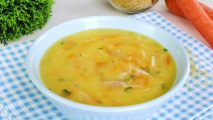 Tel Şehriyeli Tavuk Çorbası _ Nasıl Yapılır_