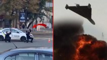 İran'ın Şahit-136 kamikaze drone'ları Kiev sokaklarını yangın yerine çevirdi