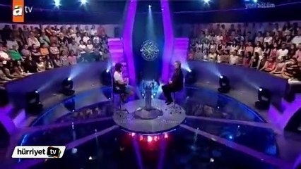 İlk soruda elendiğini anlayınca 'Ben gidiyorum görüşürüz ' dedi