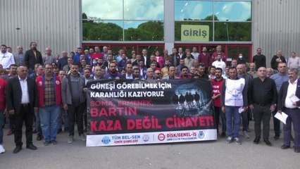 Son dakika haberleri! Bartın'daki Maden Faciası İzmir'de Protesto Edildi: "Bu İşin Fıtratında, Kaderinde Ölüm Yoktur"