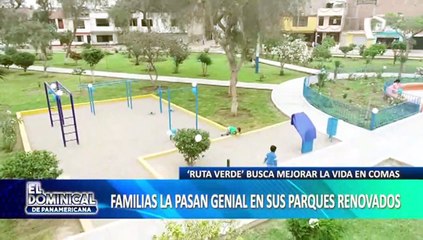 Ruta Verde: Proyecto busca mejorar calidad de vida de las familias de Comas al renovar sus parques