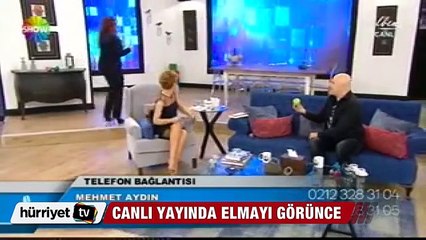 'Özür dilerim' dedi stüdyoyu terk etti