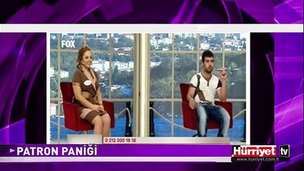 STÜDYOYU KAHKAHAYA BOĞAN 'PATRON' PANİĞİ