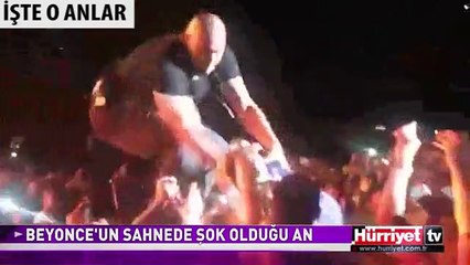 ÜNLÜ ŞARKICIYA SAHNEDE BÜYÜK ŞOK