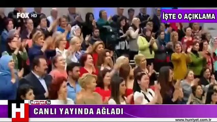 ESRA EROL CANLI YAYINA AĞLAYARAK ÇIKTI