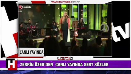 ZERRİN ÖZER CANLI YAYINDA ÇILGINA DÖNDÜ
