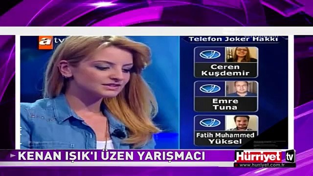 KENAN IŞIK'I ÜZEN YARIŞMACI