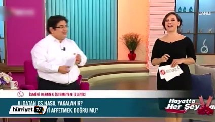 Canlı yayında sunucuya büyük şok
