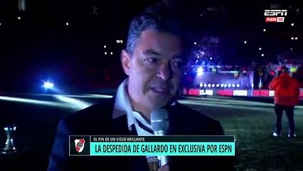 "Ella me esperaba en el vestuario para darme un abrazo": la emotiva despedida de Gallardo en el Monumental