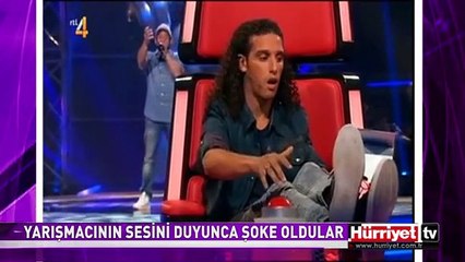 YARIŞMACININ SESİNİ DUYUNCA ŞOKE OLDULAR