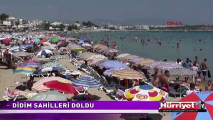 DİDİM SAHİLLERİ DOLDU TAŞTI