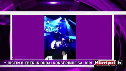 JUSTIN BIEBER'IN DUBAI KONSERİNDE SALDIRI