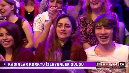 KADINLAR KORKTU İZLEYENLER GÜLDÜ