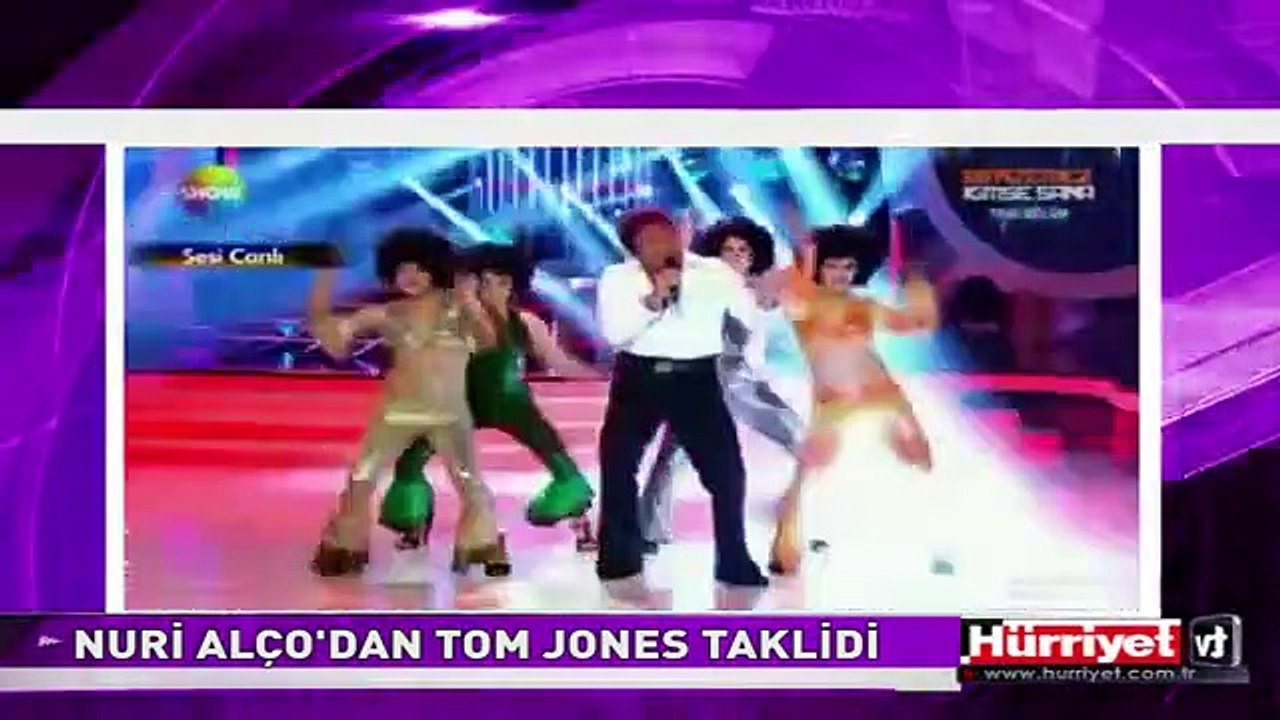 NURİ ALÇO'DAN TOM JONES PERFORMANSI