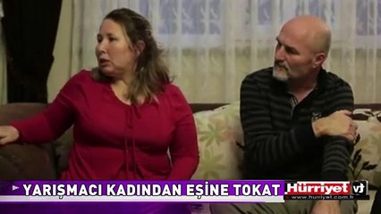 EŞİNE BÖYLE TOKAT ATTI